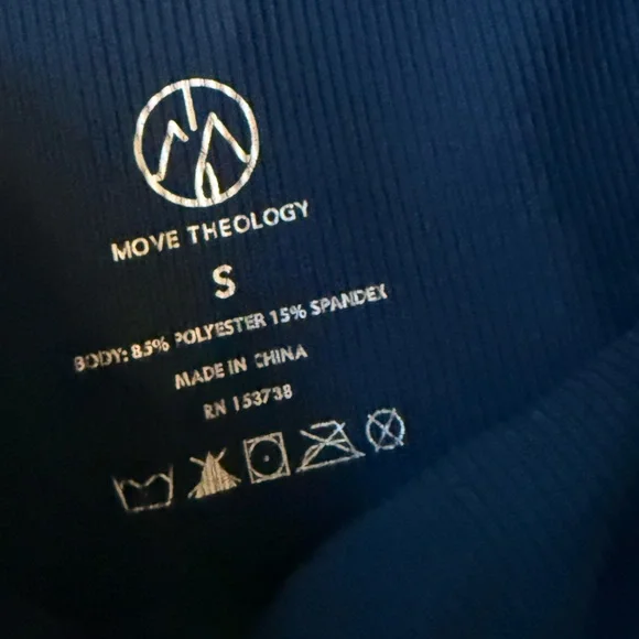 Stylish Women's Navy Leggings - Picture 3 of 6